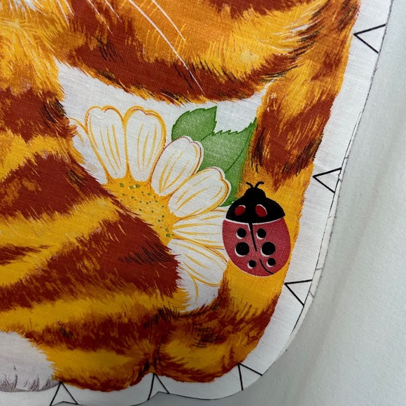 Vintage Striped Kitten Plush Unfinished Project Complete HTF - Picture 2 of 5